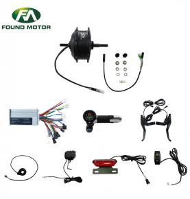Core Electric Bicycle Kit with Throttle with Battery Indicate 250W Geared Rear Drive Spoke Motor