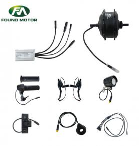 Popular Waterproof E-Bike Conversion Kit with 36V 250W Spoke Motor Full Twist Throttle with Battery Indicate and Lock Waterproof Connector