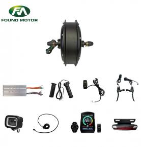 Reliable Electric Bicycle Kit with 72V 3000W Geared Rear Drive Spoke Motor Fatbike Kit