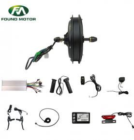 FOUND MOTOR Brushless 48V 1500W Hub Motor Electric Bicycle Conversion Kit Mountain Bike